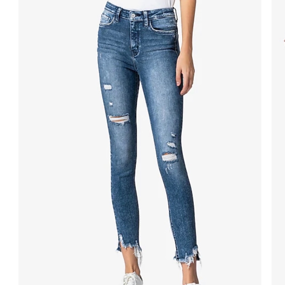 Express distressed skinny jeans - 6L